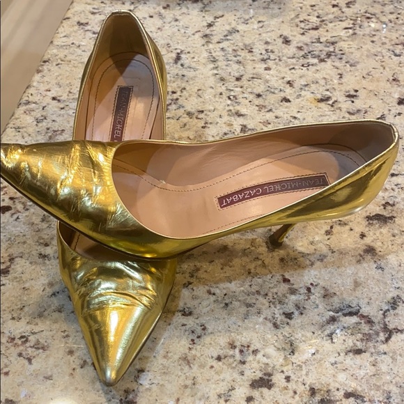 jean-michel cazabat Shoes - 🔴 JEAN-MICHEL CAZABAT BRIGHT GOLD PUMPS
